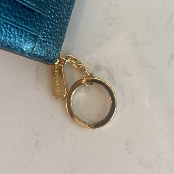 Michael Kors Embossed Leather Adele Coinpouch/ID/keyring - Picture 5 of 8